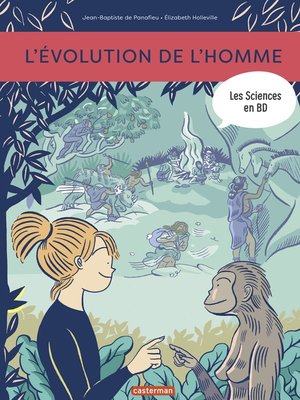 cover image of Les sciences en BD--L'Évolution de l'Homme